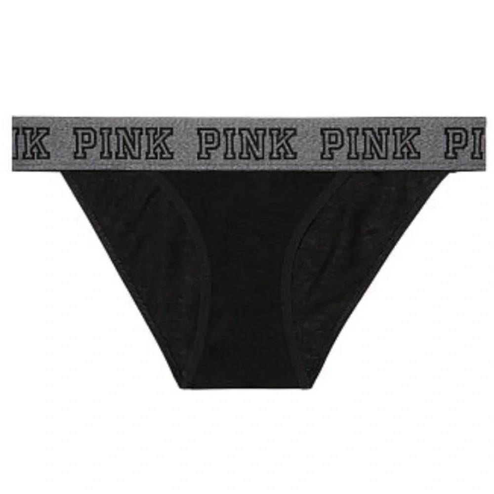 New Victoria’s Secret PINK Logo Bikini Panties - XSmall - Picture 1 of 2